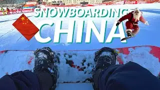 Hice SNOWBOARD en CHINA! 🇨🇳🏂   Mas peligroso ⚠️ de lo que crees!