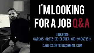 Carlos Video CV Part4 - Q&A