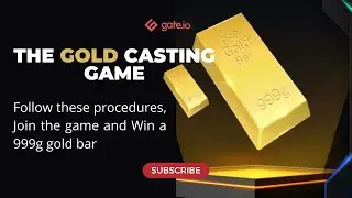 GOLD CASTING GAME - JOIN THE GAME AND WIN 999g GOLD BAR