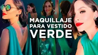 MAQUILLAJE PARA IR DE FIESTA CON VESTIDO VERDE | Muakk.com