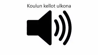 Koulun kellot Suomessa sound effect (ei taustamelua/kohinaa)