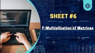 F - Multiplication of Matrices  #subscribe #sheet6