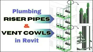 Plumbing Riser Pipes in Revit | #revit #plumbing #mep