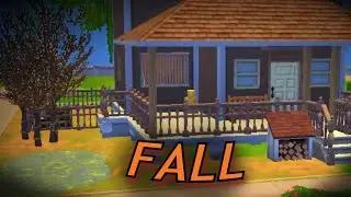 Building A Fall House in The Sims 4 Without ANY Fall Related Packs (No Seasons, Spooky Stuff, Etc.)