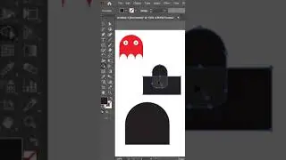 Flat Pacman's Ghost Design  | Adobe Illustrator  CC Tutorial
