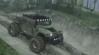 SpinTires Mod Custom Tweaked Humvee