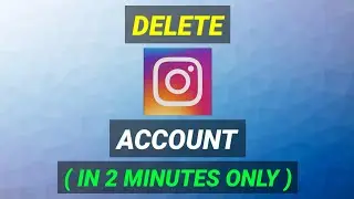 Instagram Account Delete Kaise Kare permanently | How To Delete Instagram Account | Delete Instagram