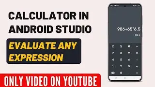 How To Create Calculate App Working On New Project Using Android Studio With Kotlin Language 