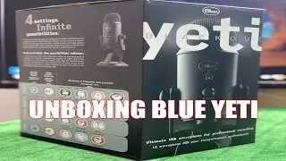 Unboxing Blue Yeti Black Edition #BlueYeti #USBMic