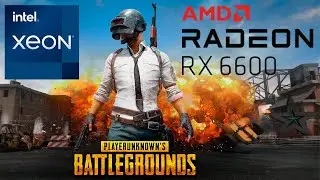 RX 6600 + XEON E5 2640 V3 - PUBG 1080p