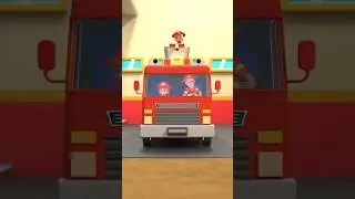 Wheels On The Fire Truck #shorts #trending #viral #trucksong #ytshorts