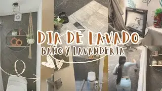 LAVANDERÍA Y BAÑO 😍 limpieza lavando sábanas