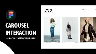 Day 001 of Learning Interactions: Carousel Interaction in Figma With Interactive Components