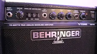 Great Practice Amp! - Behringer V-Tone GM108 - Quick Demo