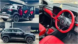 MARUTI SUZUKI BREZZA 2024 ZXI MODIFIED WITH FERRARI RED INTERIOR🔥😍|BREZZA ZXI|📞9820569891/9833751777