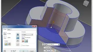 1.2. Autodesk INVENTOR Basics - Extrude cut