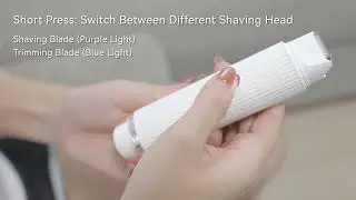 ANLAN 2in1 Women's Shaver IPX7 Waterproof