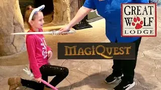 Magiquest Knighting Ceremony Master Magi & Giant Claw Machine WIN Great Wolf lodge