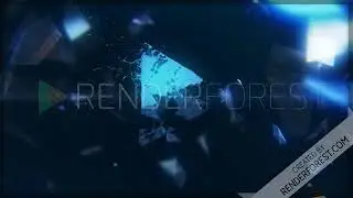 Broken Glass Logo Reveal