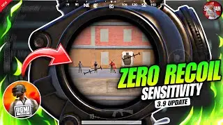NEW UPDATE 🔥 SENSITIVITY SETTINGS | BGMI SENSITIVITY CODE TODAY | BGMI ZERO RECOIL SENSITIVITY CODE