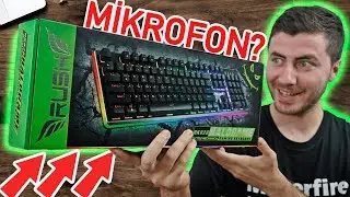 179 TL MİKROFONLU (Sese Duyarlı) Mekanik Hisli Klavye İncelemesi - RUSH RK828