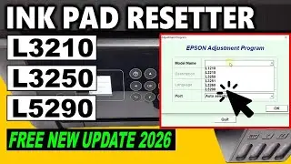 How to Reset The ink Pad Epson L3210 / L3250 / L5290 | FREE Download