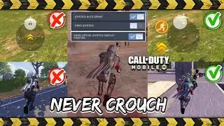 HOW TO DO SMOOTH MOVEMENTS WITHOUT CROUCHING | TIPS AND TRICKS (COD MOBILE BR) GUIDE/TUTORIAL