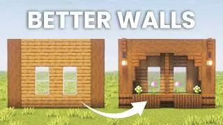 How To Improve Your Minecraft Walls | Block by Block