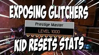 EXPOSING GLITCHERS LEVEL 1000 PRESTIGE MASTERS IN ZOMBIES - LEVEL 1000 STATS RESET - BO3 Zombies