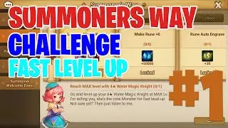 Summoners Way Challenge Fast Level Up 1 Level Up Magic Knight Summoners War