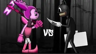 Spinel Vs Cartoon Cat (Dc2 animation)