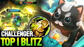 WILD RIFT BLITZCRANK - TOP 1 BLITZCRANK GAMEPLAY - CHALLENGER RANKED