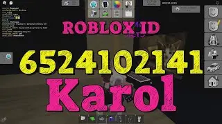 KAROL Roblox Song Codes