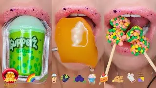 MOST SATISFYING ASMR Emoji Food Challenge Eating Sounds! 먹방
