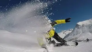 Amazing Snowboarding In Tignes