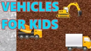 Construction Cars - Puzzles for Kids - Educational Videos for Children