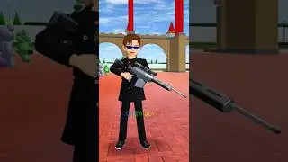 polisi yuta tangkap penjahat yang kabur 😱 #sakuraschoolsimulator #shorts #sakura