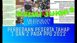 PERBEDAAN KATEGORI 1 DAN 2 PPG DALAM JABATAN 2022