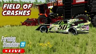 🔴 LIVE Outlaw Circle Track Build On 4X Elmcreek Extended | Farming Simulator 22