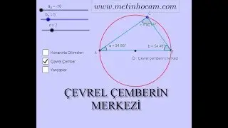 ÜÇGENİN MERKEZLERİ | ÇEVREL ÇEMBERİN MERKEZİ | GEOMETRİ