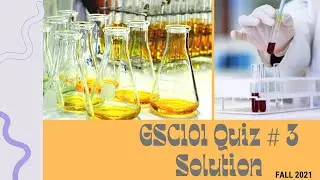 GSC101 Quiz No. 3 Solution Fall 2021