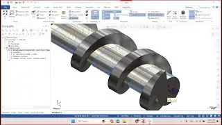 Machining screws with different pitches on Mastercam 4 Axis # 2