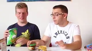 Two Israeli YouTube and an American New Yorker are making the German candy challenge. Hite Hitler