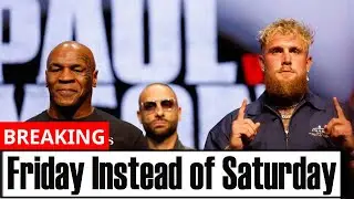 Why Mike Tyson vs Jake Paul is on Friday Instead of Saturday