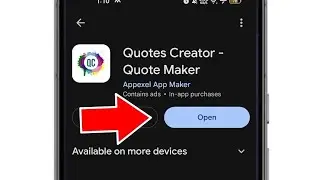 Quotes Creator - Quote maker App | how to Create Quotes On Android Easily