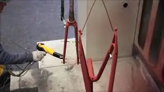 Urwahn Bikes - Behind the scenes - Powder coating at its best in Germany