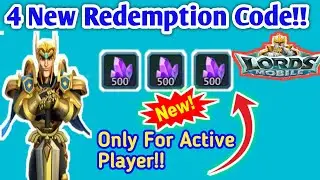 New Lords Mobile Redemption Code 2022 | Latest Redeem Code Lords Mobile 2022 | Lords Mobile Code