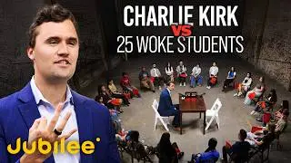 Can 25 Liberal College Students Outsmart 1 Conservative? (feat. Charlie Kirk) | Surrounded