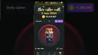 2 July 2024 hamster kombat cipher code