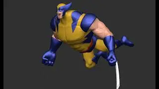 Estudo Zbrush - Wolverine Pose